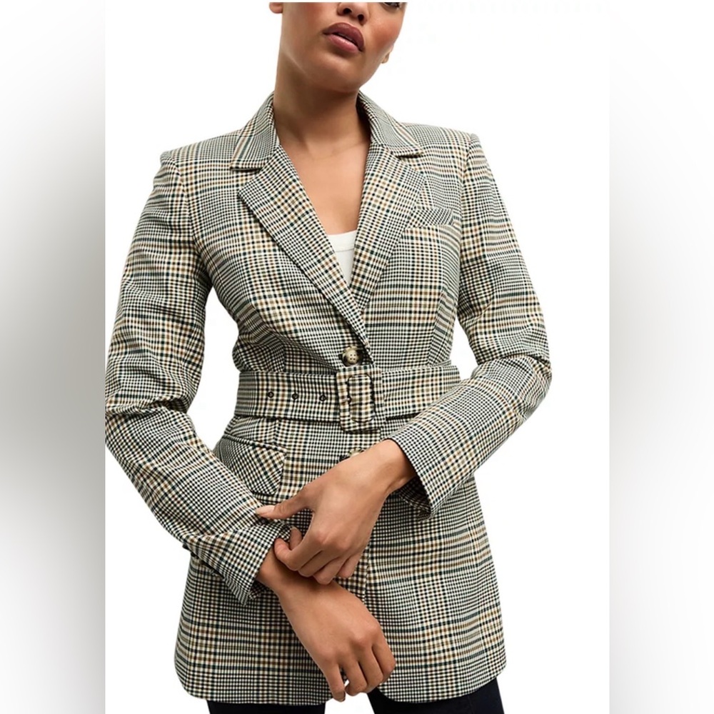 Veronica Beard Check Ryanne Dickey Jacket - Picture 5 of 8